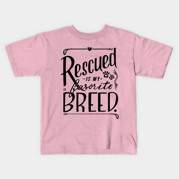 Pet Adoption Kids T-Shirt by PantherPuke